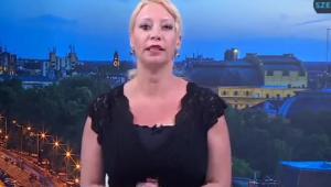 A Szeged TV műsorvezetője szerint még épp belefért, hogy már Csongrád-Csanád vármegyéből köszönt el a nézőktől