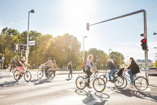 Rekord sok biciklist mértek májusban Bécsben