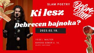 Debrecen bajnokát keresik a február 18-i slam poetry versenyen